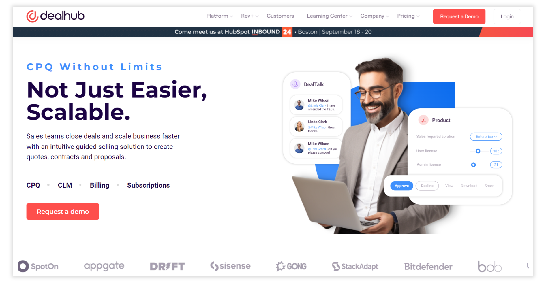 DealHub customizable sales room platform
