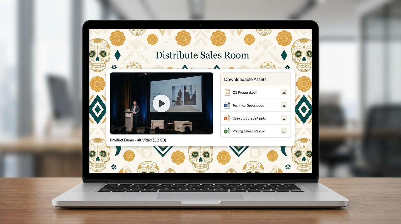 The Branded Portal - A professional Digital Sales Room interface