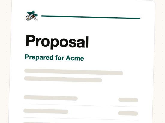 A proposal prepared for Acme