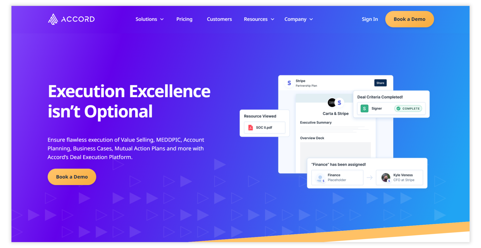 Accord B2B sales collaboration platform