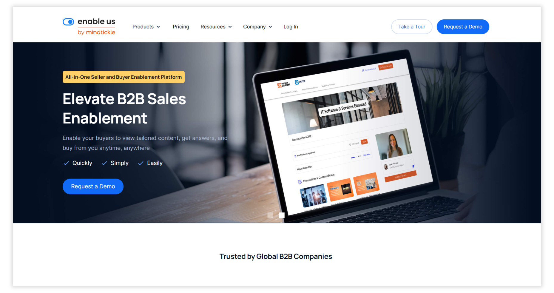 Enable Us sales enablement platform