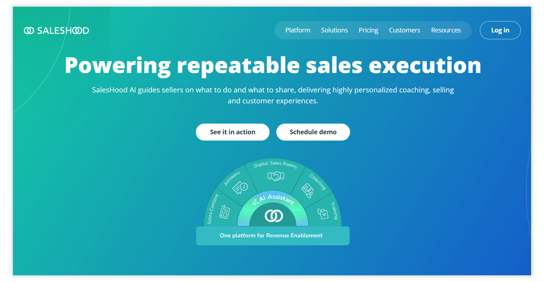 SalesHood sales training and enablement platform